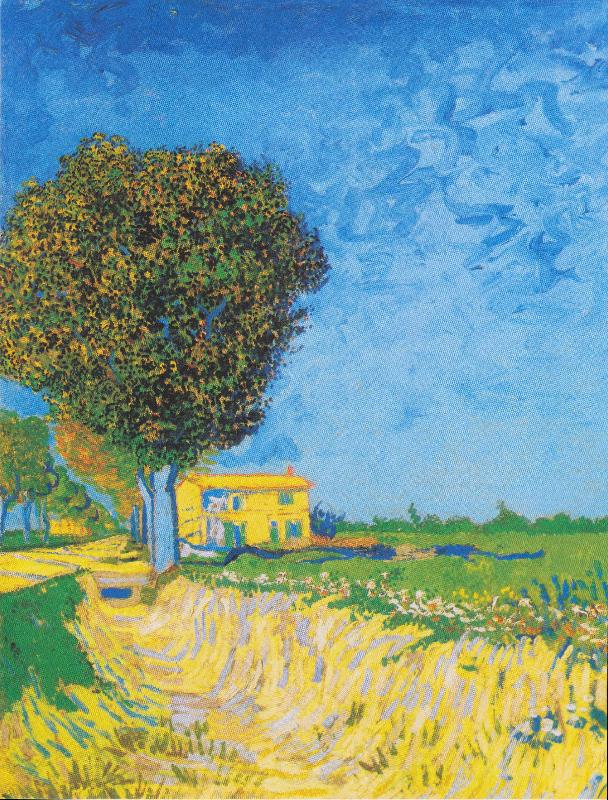 Vincent Van Gogh A Lane near Arles France oil painting art